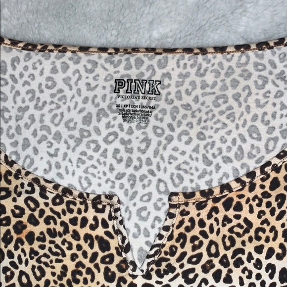 NWOT PINK Cheetah Print Bodysuit - Picture 3 of 4
